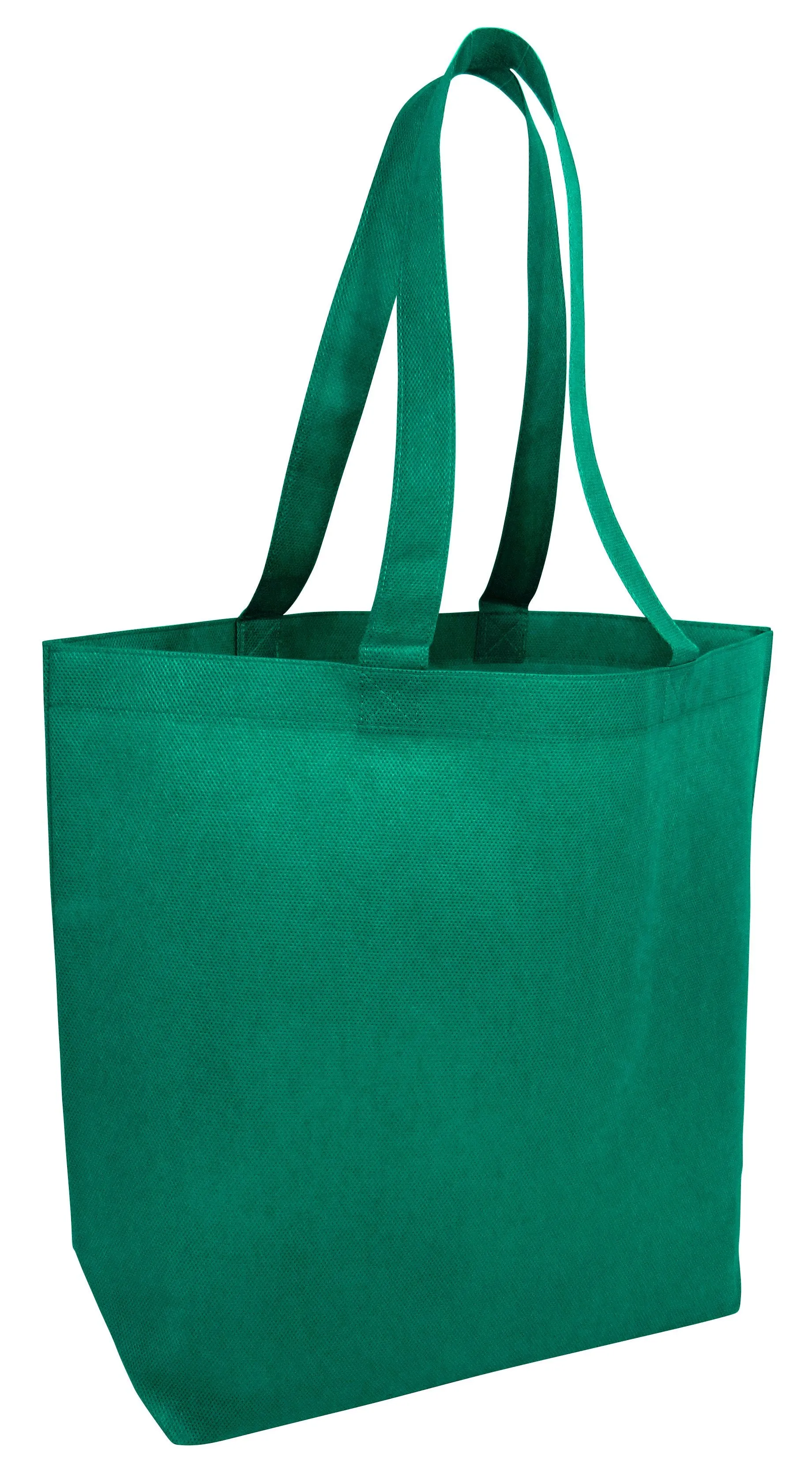 50 ct Economical Promotional Large Tote Bags with Bottom Gusset - Pack of 50