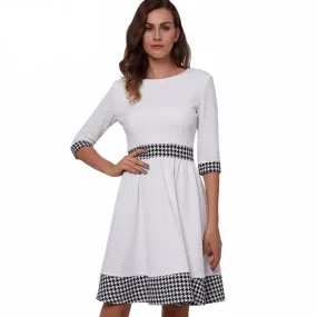 A-Line Dress Of Cotton