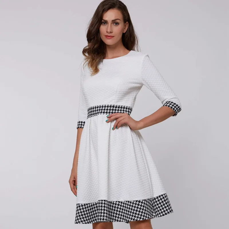 A-Line Dress Of Cotton