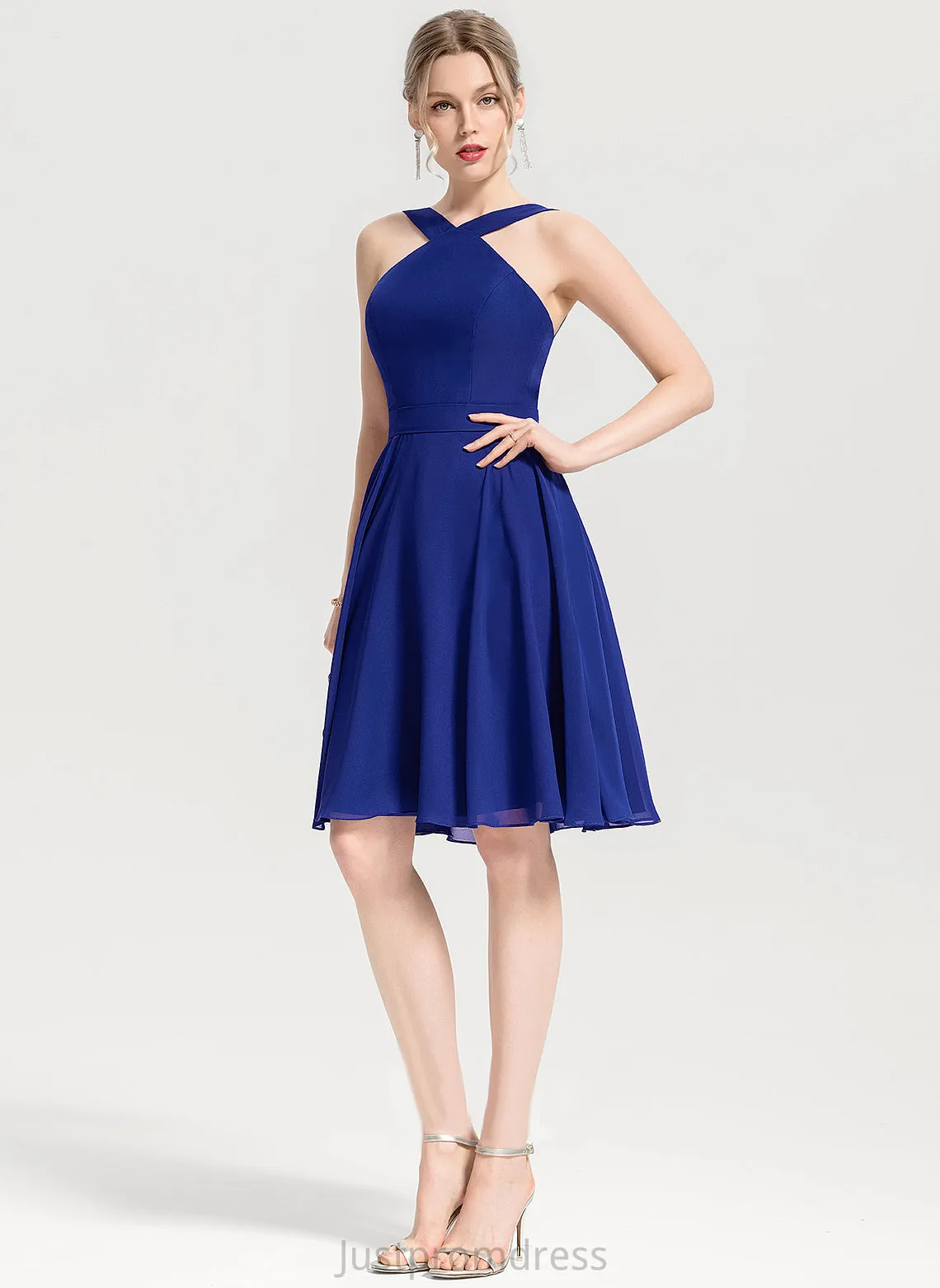 A-line Dresses Formal Dresses Thea V-Neck Chiffon