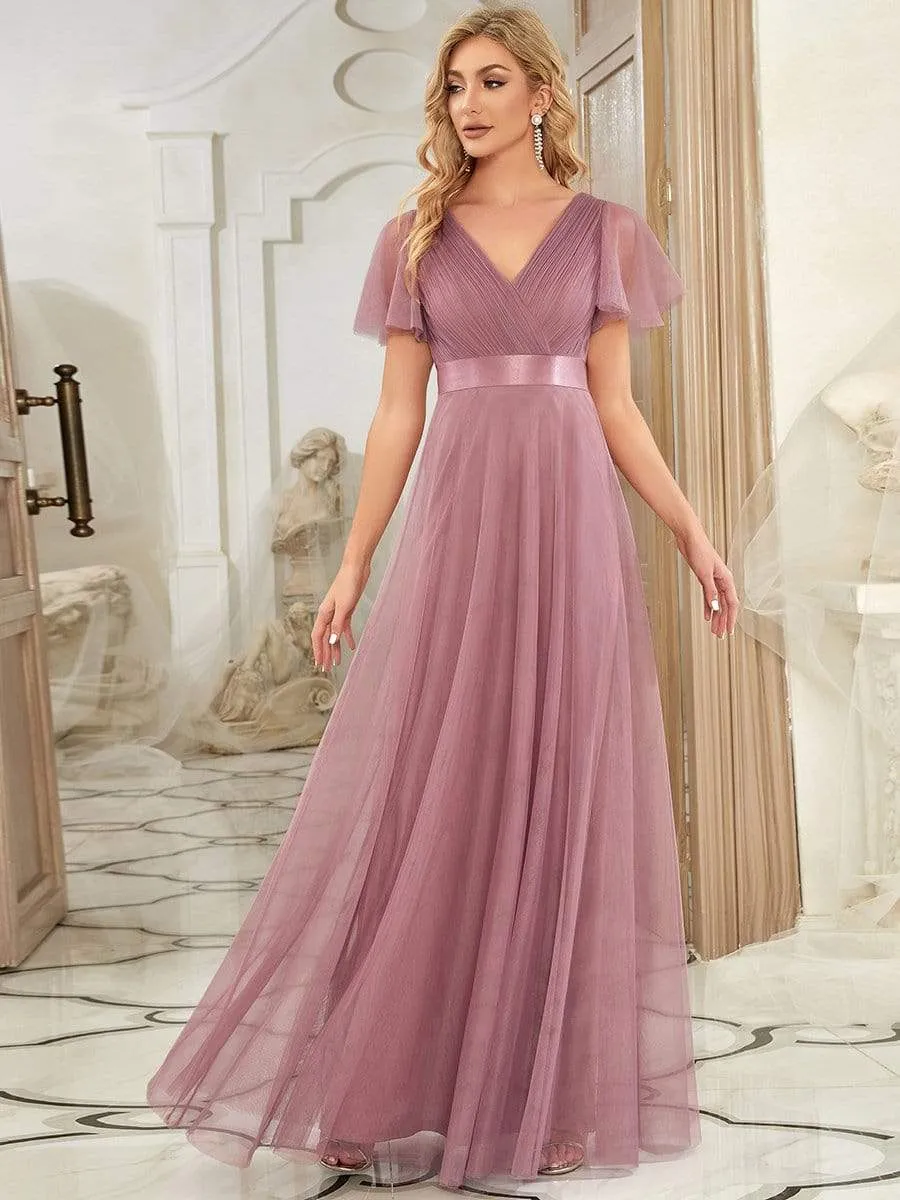 A-Line Tulle Dress