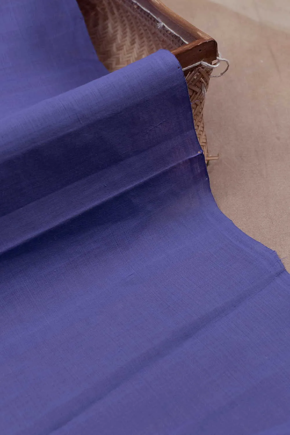 Amethyst Purple Mangalagiri Cotton Fabric