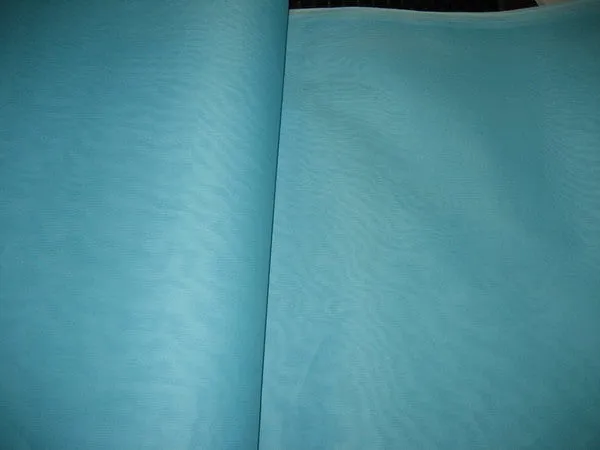 Aqua Blue cotton organdy fabric 44&quot; medium finish