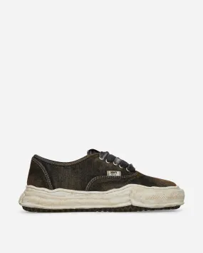 Baker OG Sole Washed Denim Low Sneakers Black