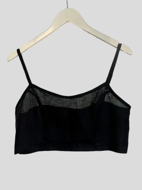 BRALETTE - Black Linen - Best Seller