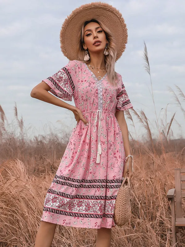 Bring a Touch of Bohemian to Your Style with Our Midi Dress