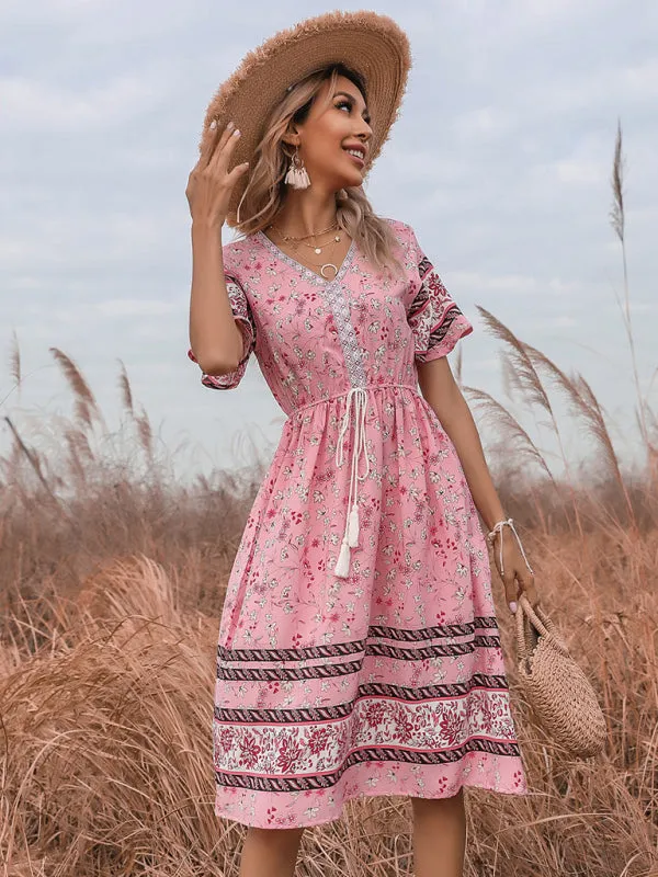 Bring a Touch of Bohemian to Your Style with Our Midi Dress