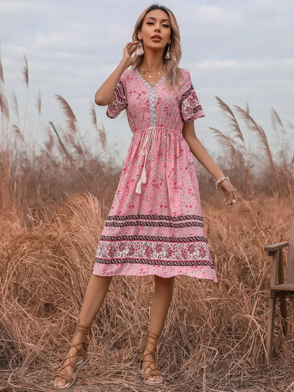 Bring a Touch of Bohemian to Your Style with Our Midi Dress