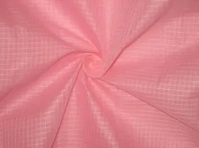 Candy Pink Cotton Organdy Plaids~Width 44&quot;