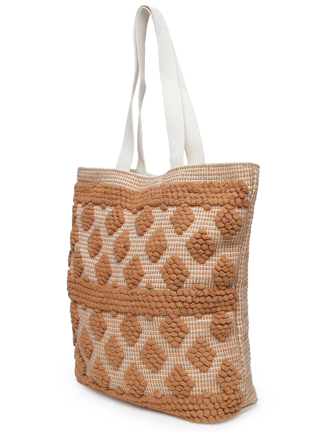 Caramel Tints Hand Woven Tote Bag