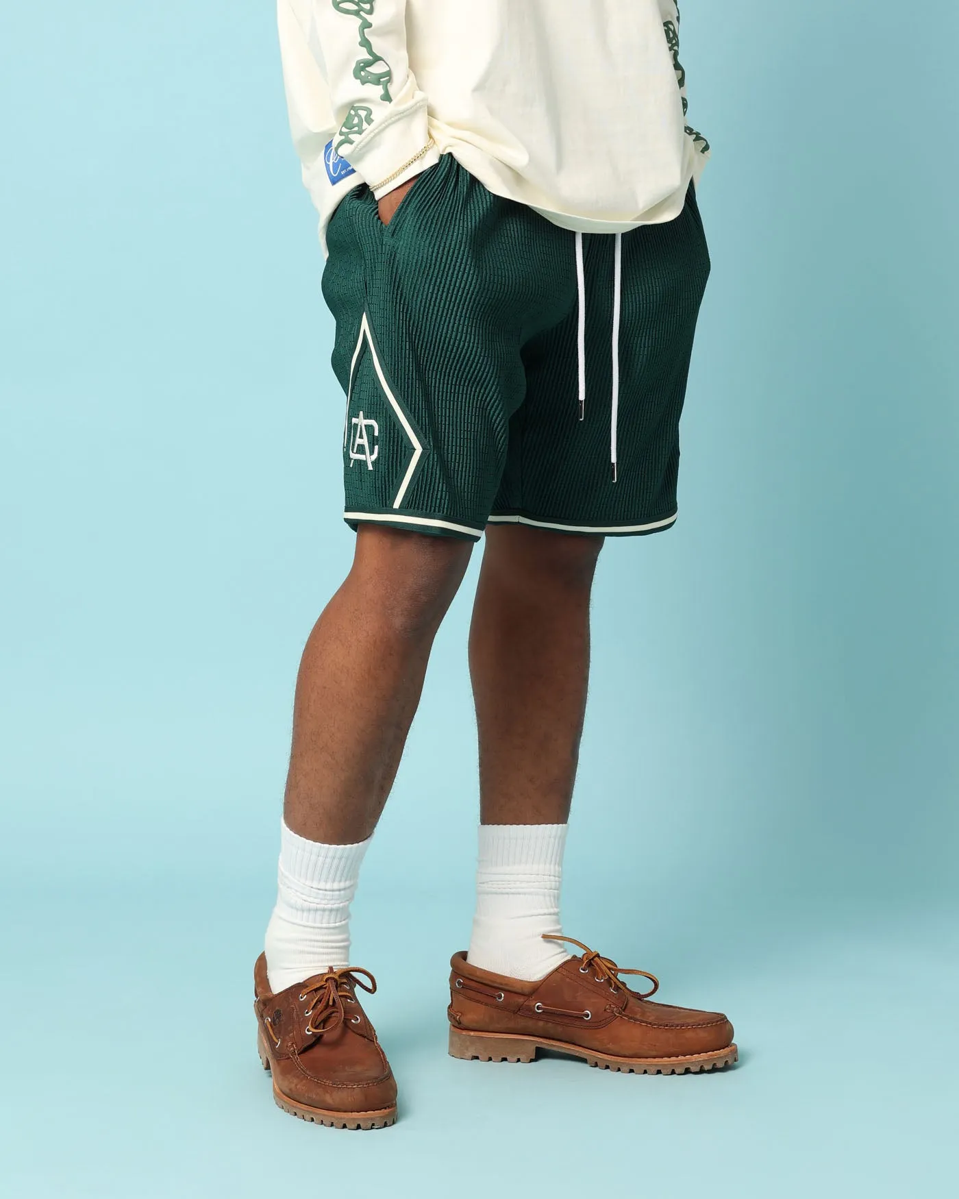 Carré Fold Ball Shorts Green