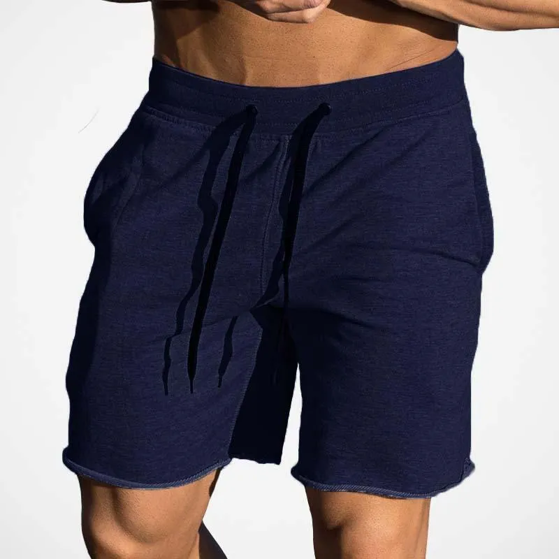 Casual Fitness Five-point Pants Solid Color Breathable Shorts