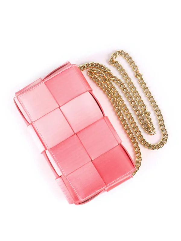 Chains Gradient Woven Crossbody Bags Bags