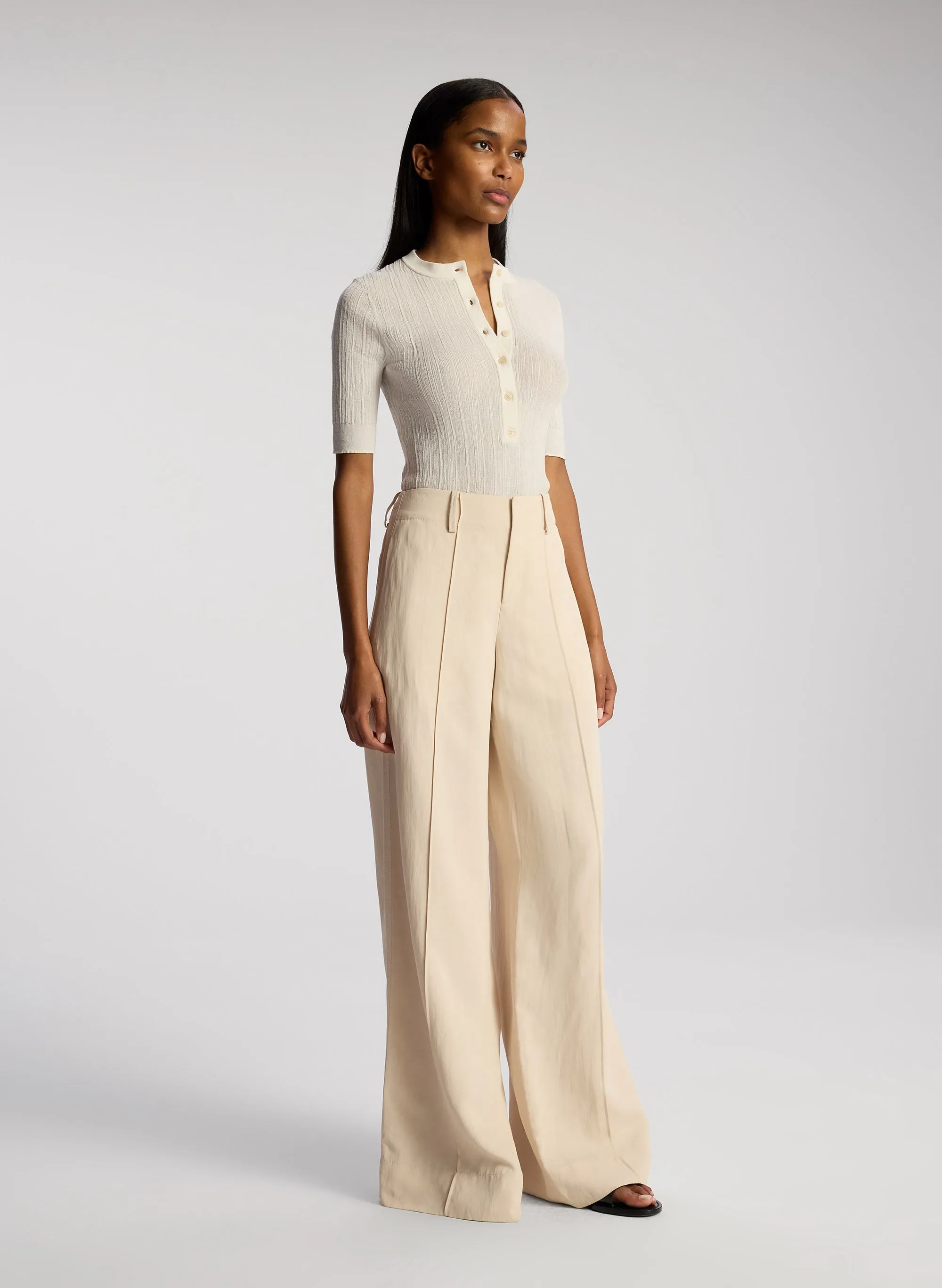 Colton Linen Wide Leg Pant