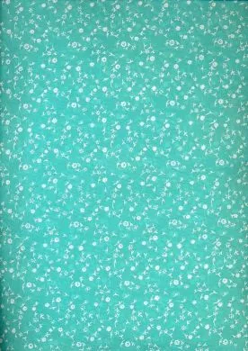 Cotton organdy printed ~small flowers 44 inches