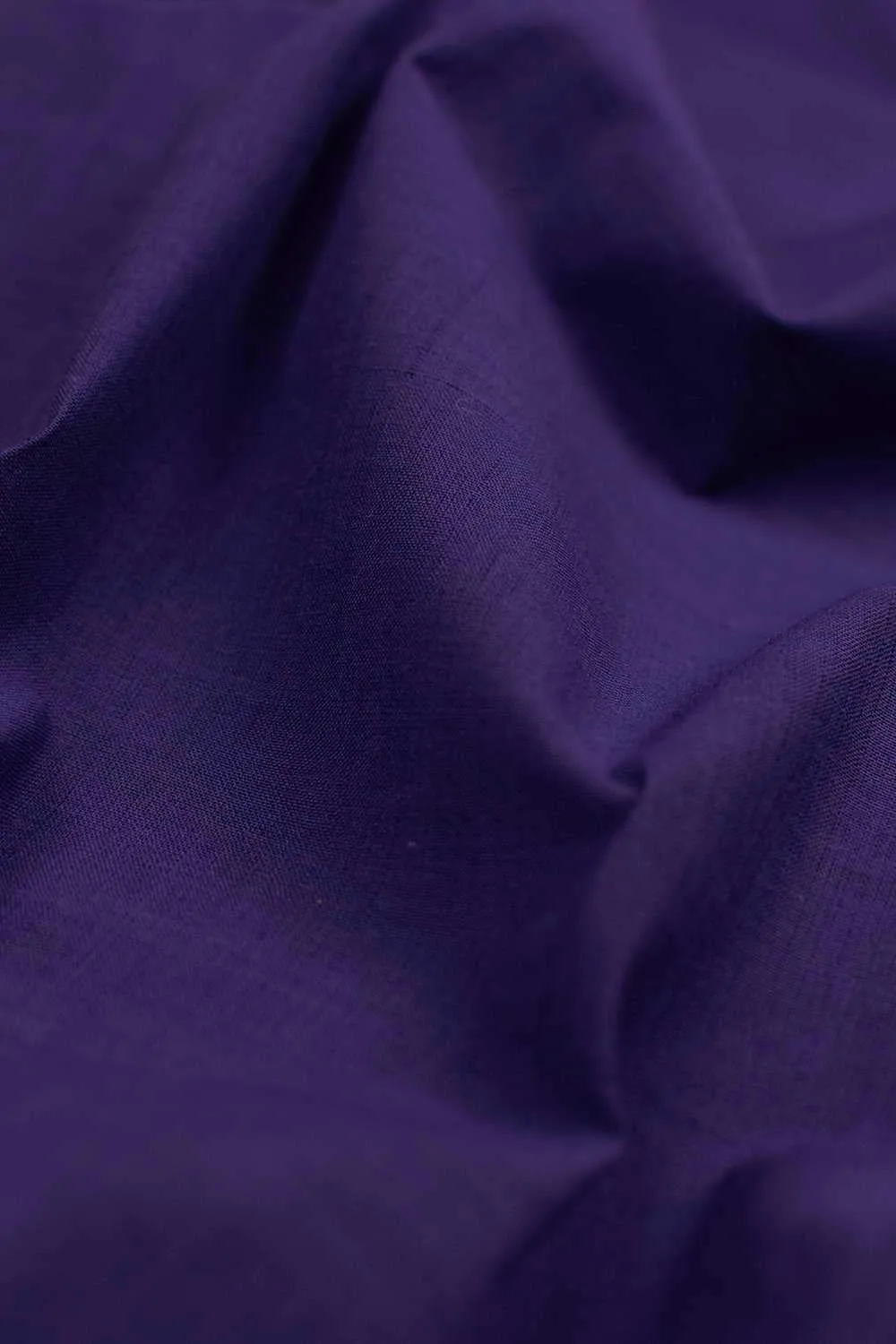 Dark Purple Mangalagiri Cotton Fabric