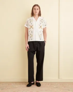 Embroidered Buttercup Short Sleeve Shirt