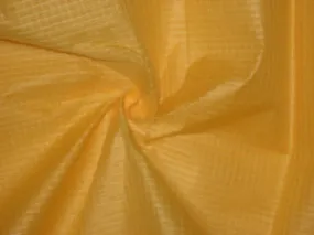 Golden Mango Yellow Cotton Organdy Plaids~Width 44&quot;