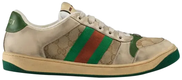 Gucci GG Screener Distressed 'GG Canvas' Sneakers for Men