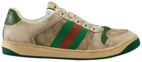 Gucci GG Screener Distressed 'GG Canvas' Sneakers for Men