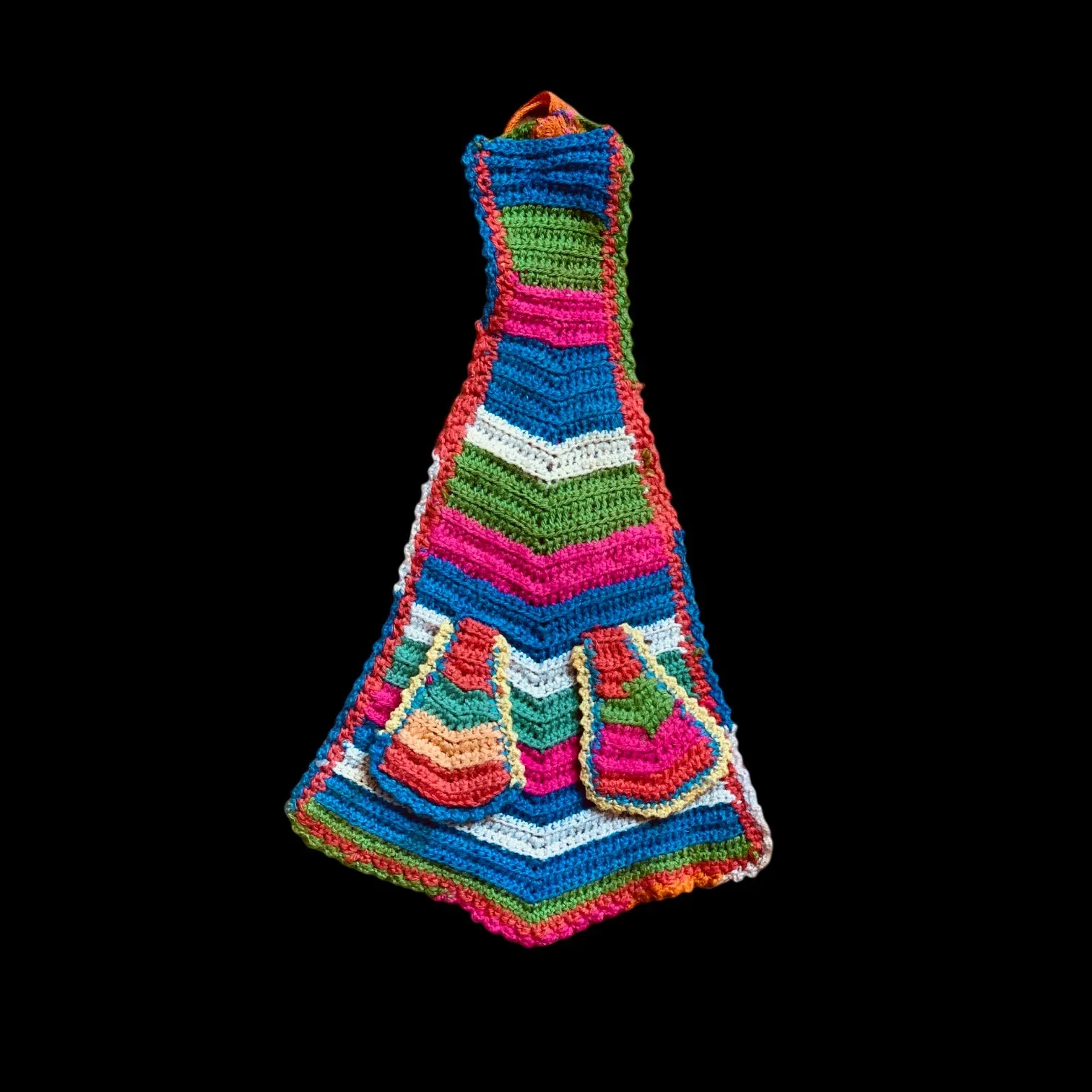 Hand crochet artisan bag from Peru - H