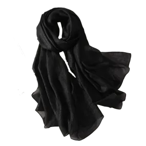 Jade Black Fashion Scarf