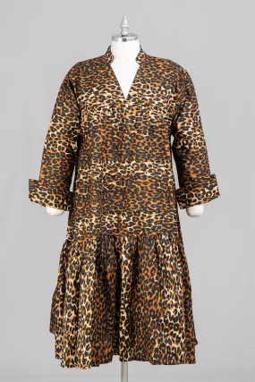 Kara chic Print Dress 7580A-Leopard Print