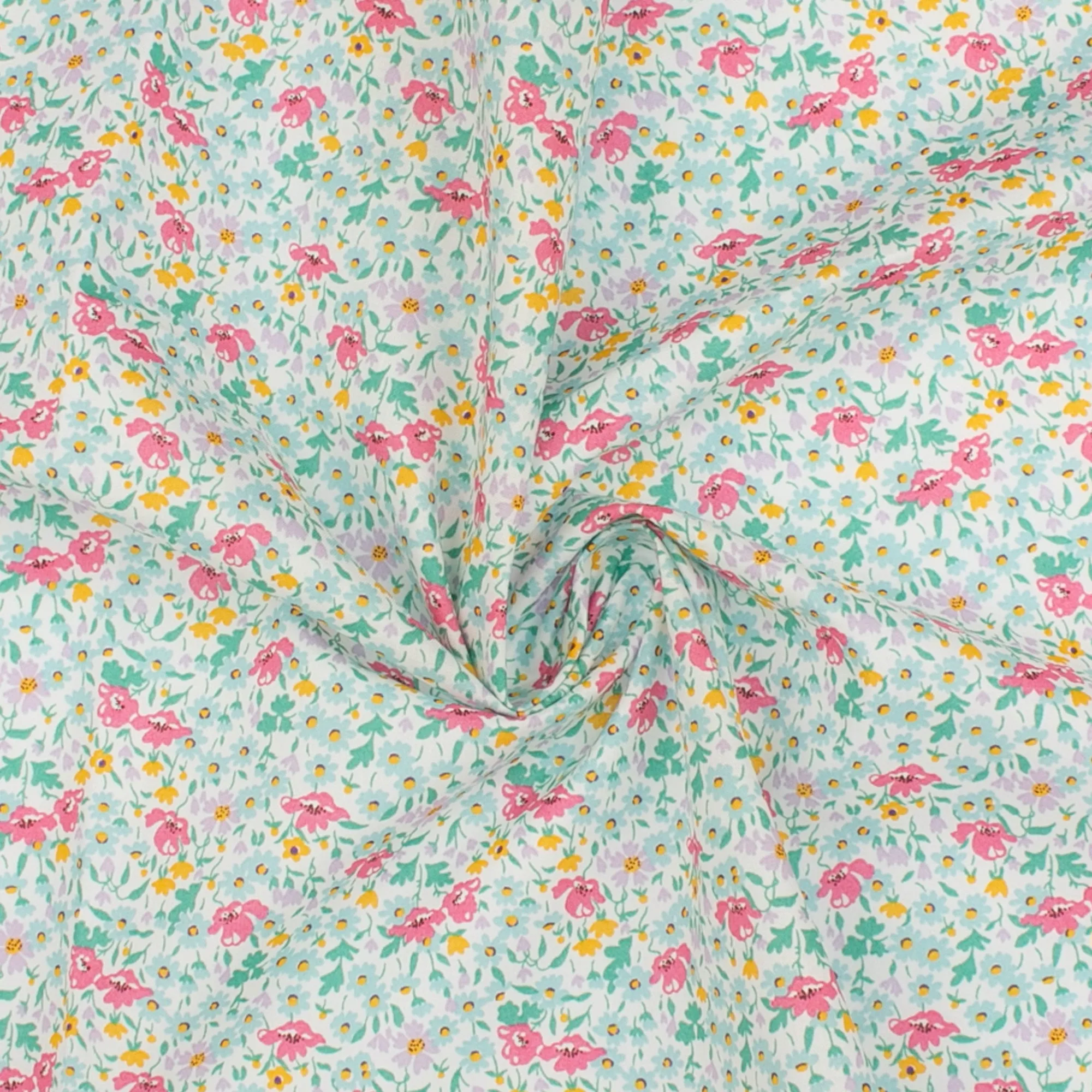 LIBERTY of PARIS Printed Cotton - In Bloom - Pink