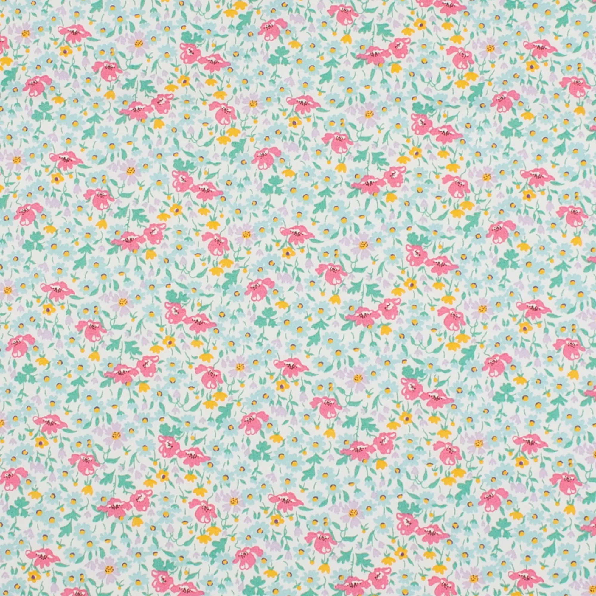 LIBERTY of PARIS Printed Cotton - In Bloom - Pink