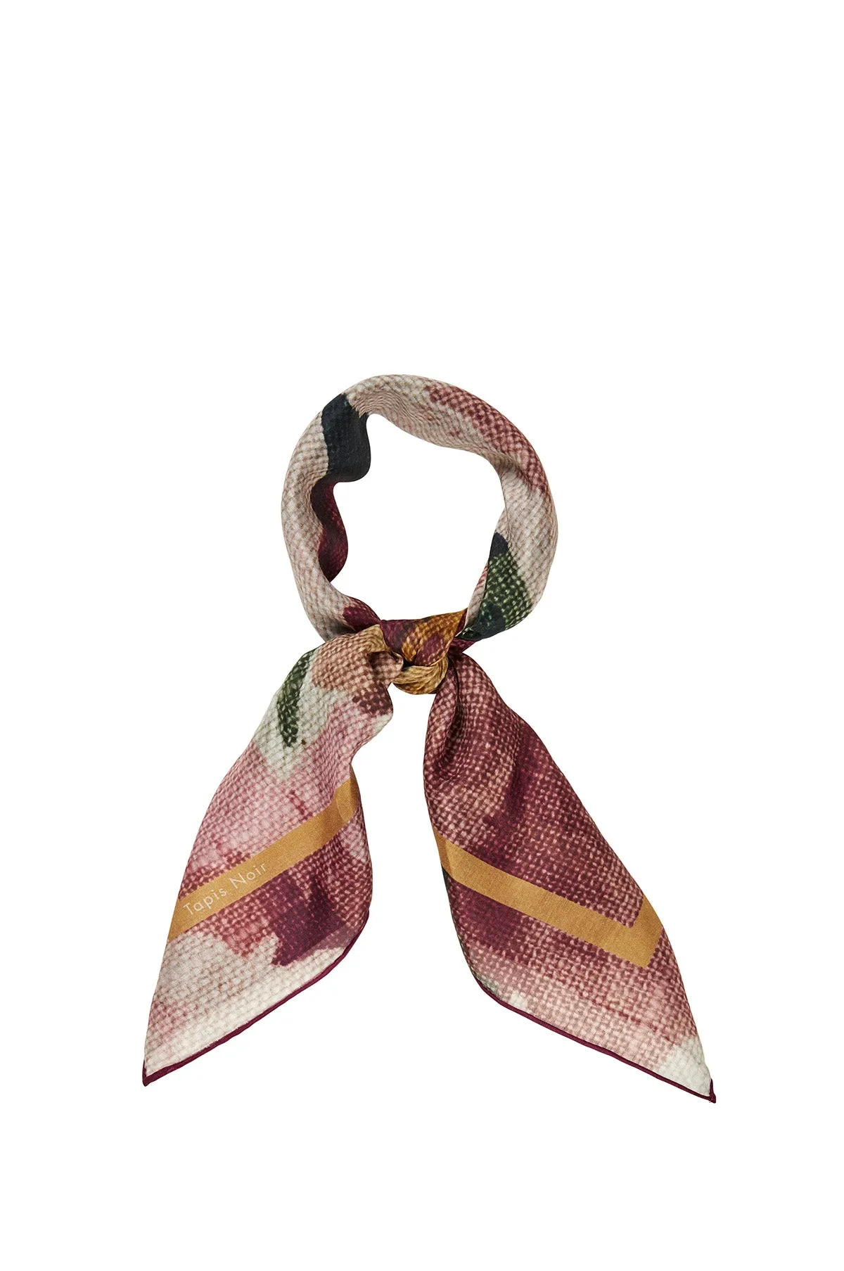 Light Dusty Bloom Scarf Bordeaux