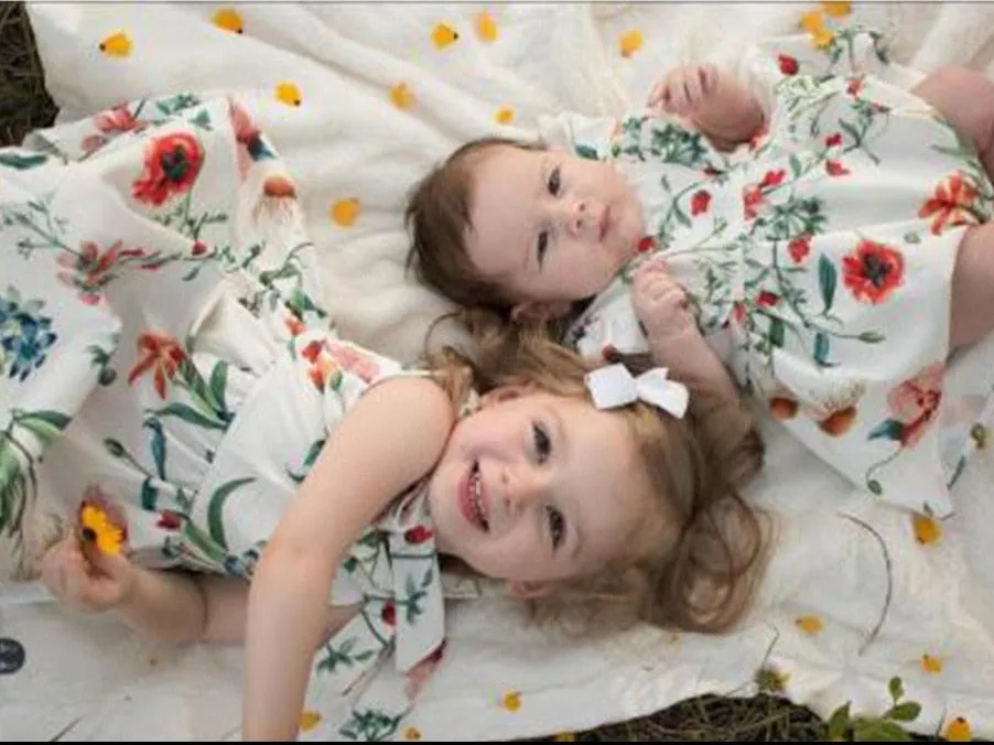 Matching Family Outfit Mommy and Me Easter Dresses Spring Flower