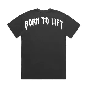 Men's ''BORN TO LIFT'' Oversized Heavy weight Short-Sleeve T-Shirt