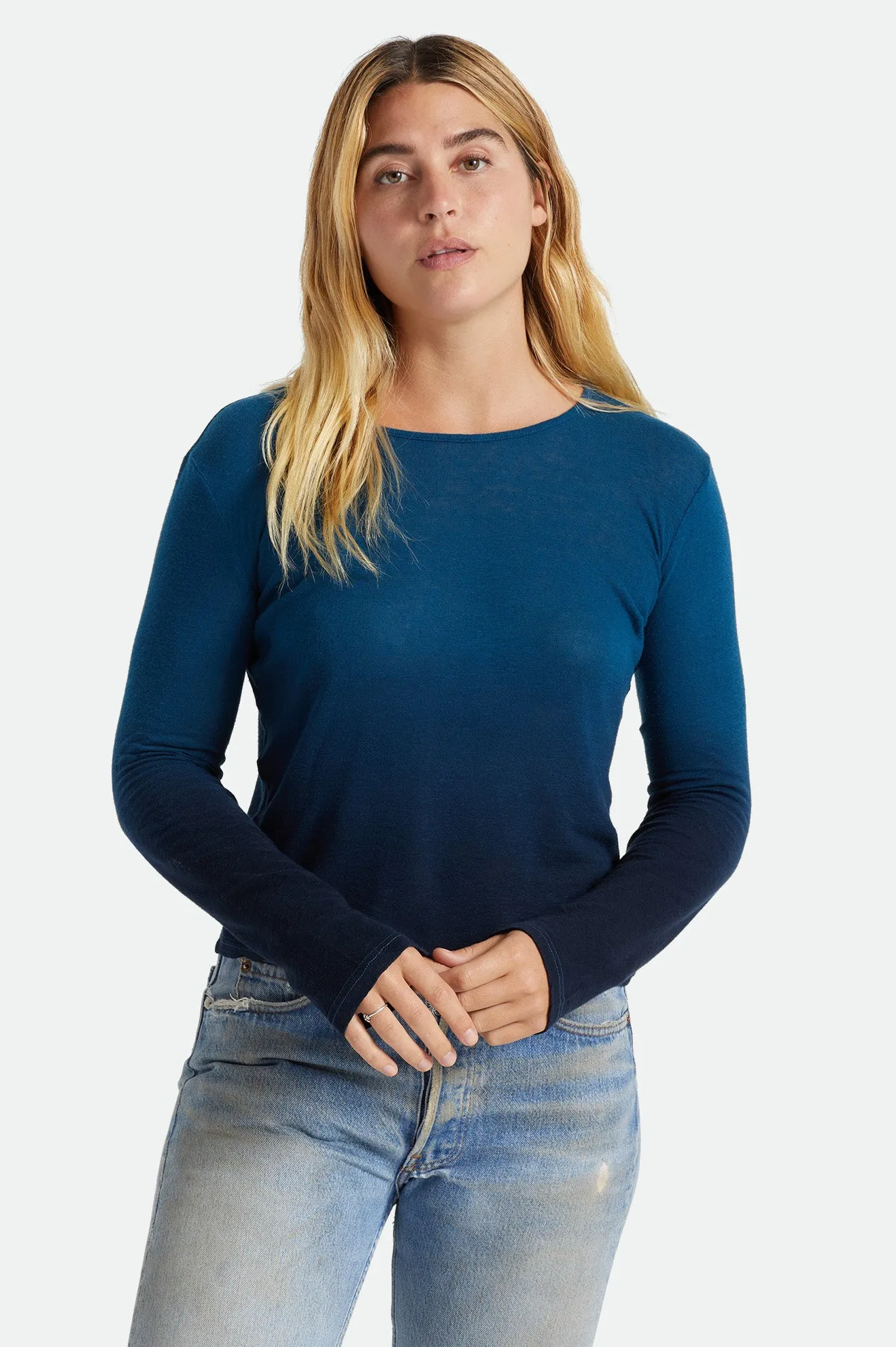 Montauk L/S Tee - Marine Blue