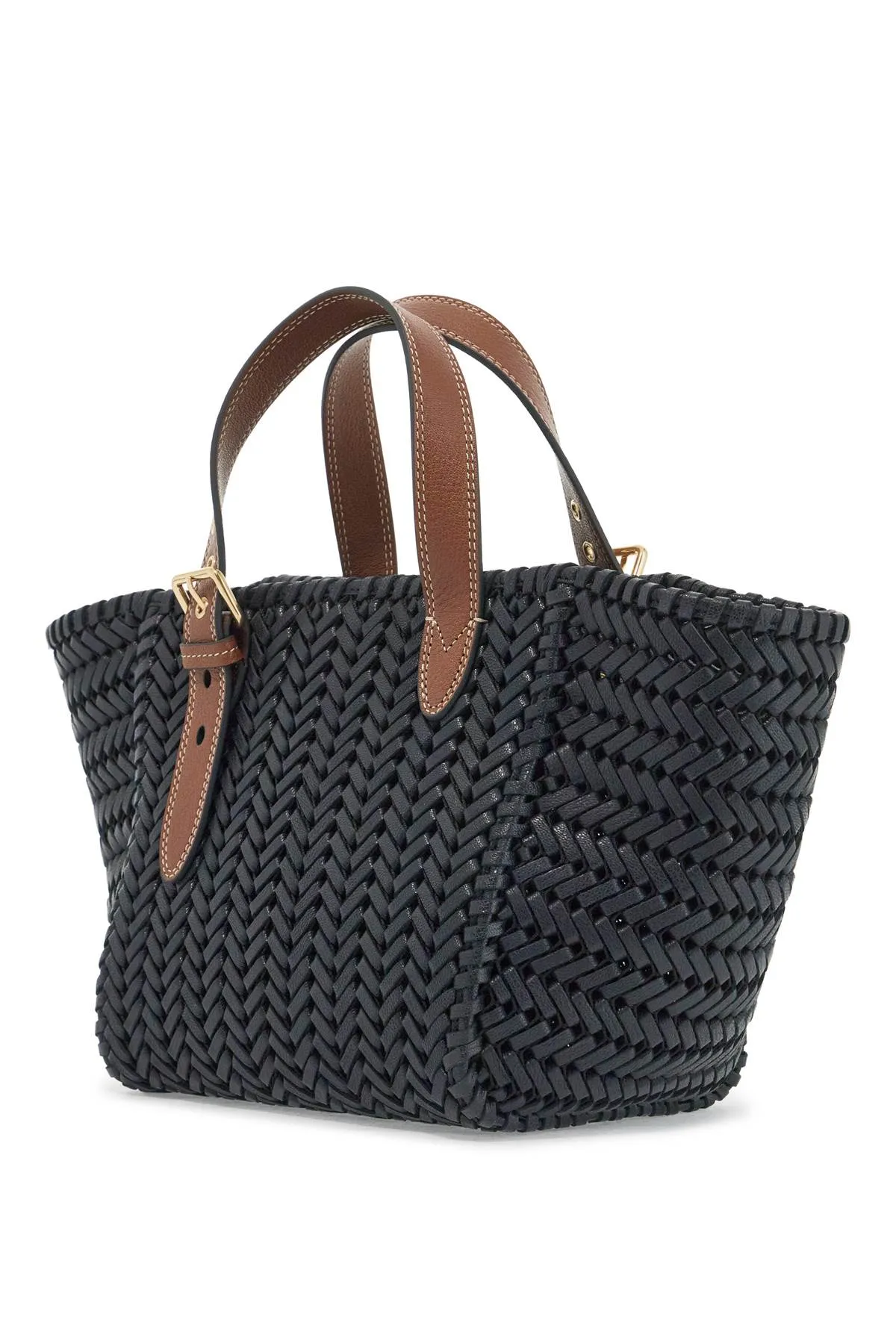 Neeson Woven Leather Tote Bag