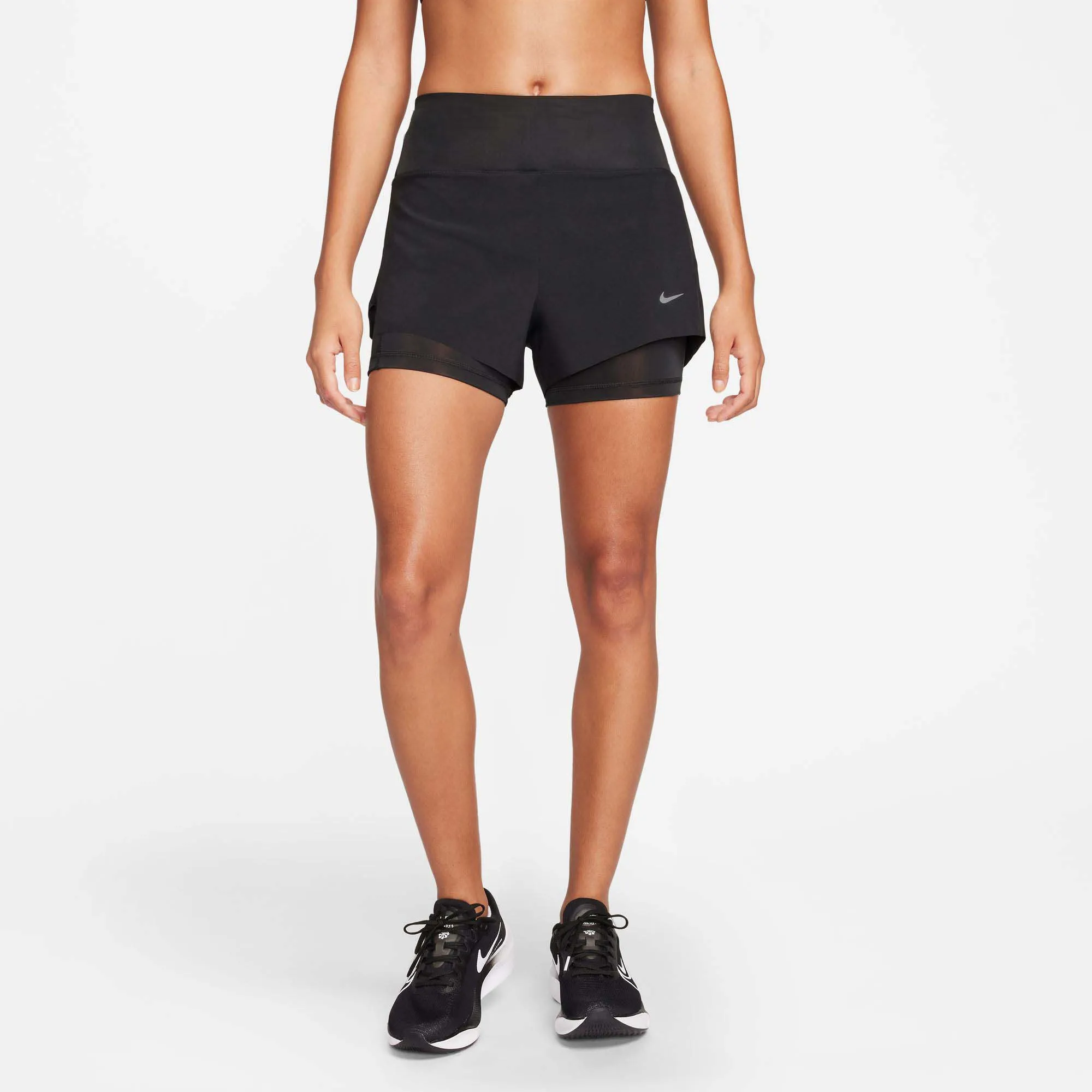 Nike | Women's Dri-FIT Swift Mid-Rise 3" 2-in-1 Running Shorts with Pockets