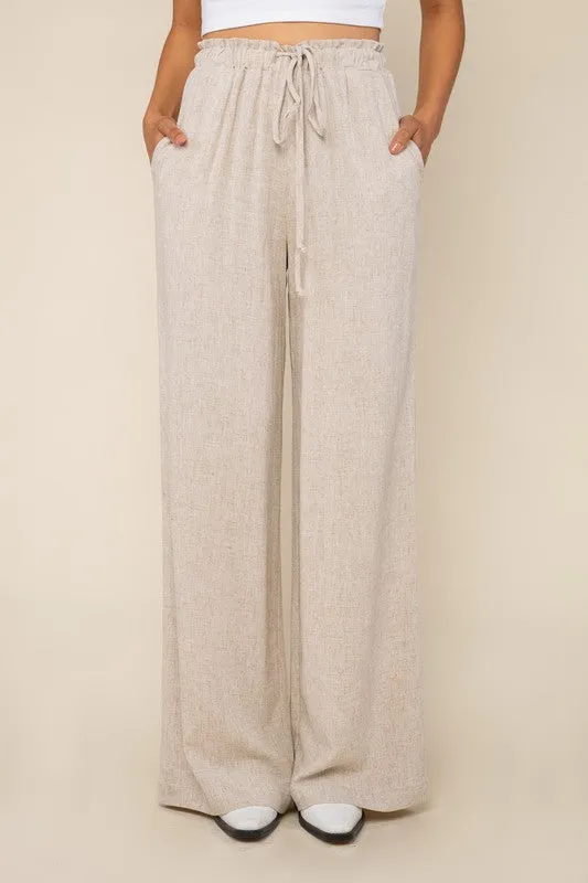 No Less Than Linen Pants - Natural