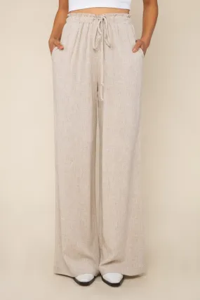 No Less Than Linen Pants - Natural