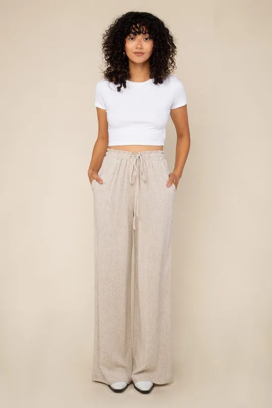 No Less Than Linen Pants - Natural