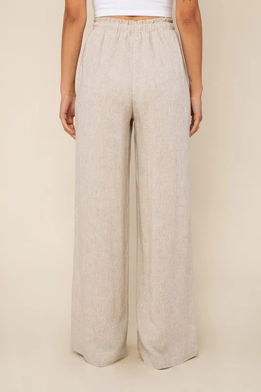 No Less Than Linen Pants - Natural