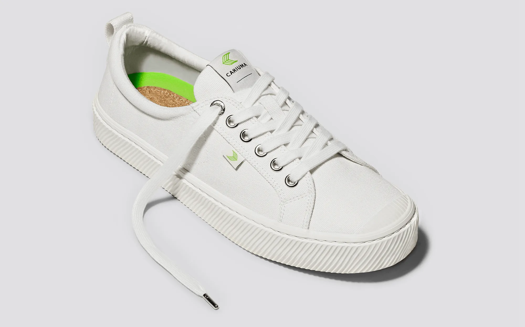 OCA Low Off-White Canvas Sneaker Women