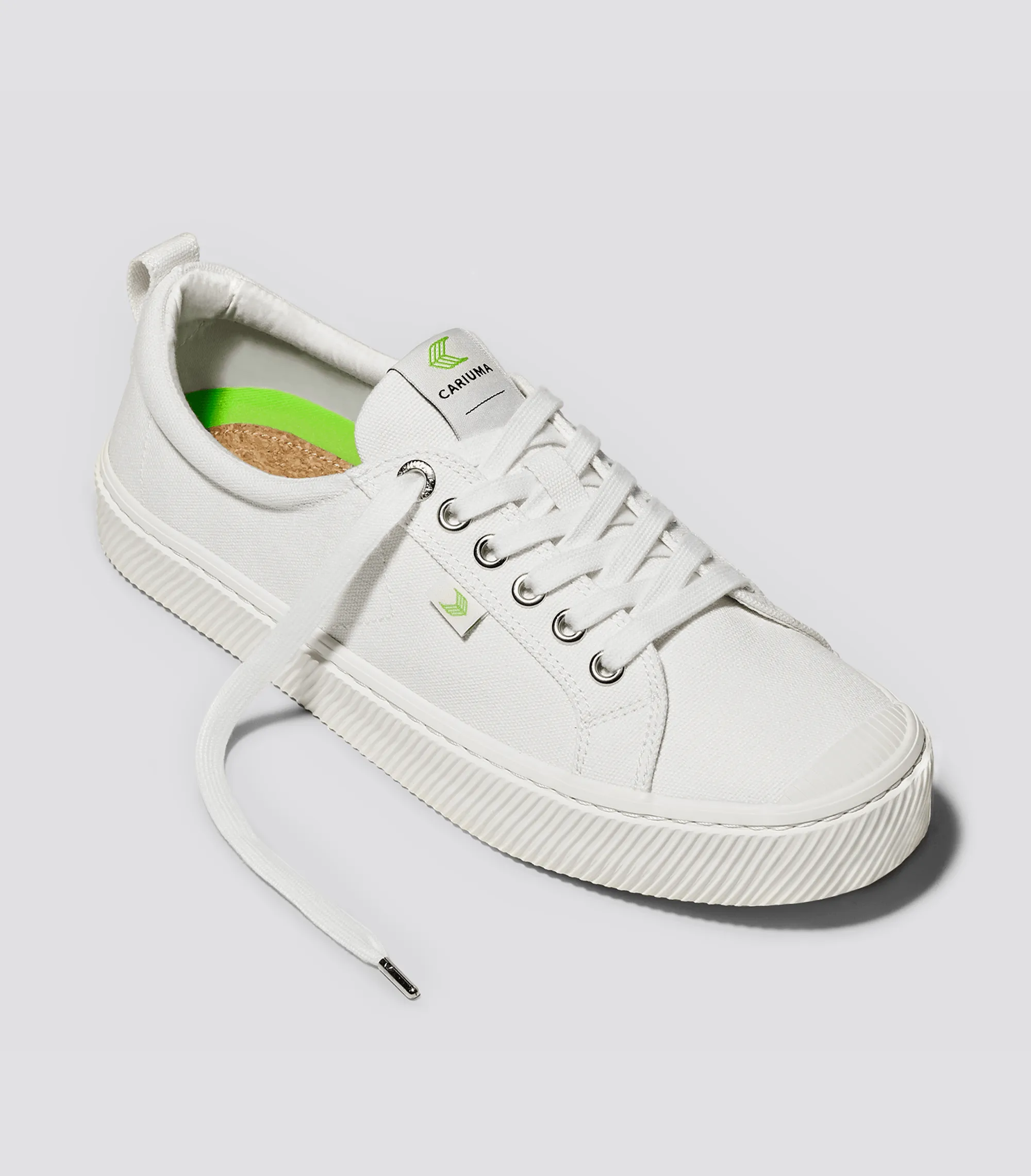 OCA Low Off-White Canvas Sneaker Women