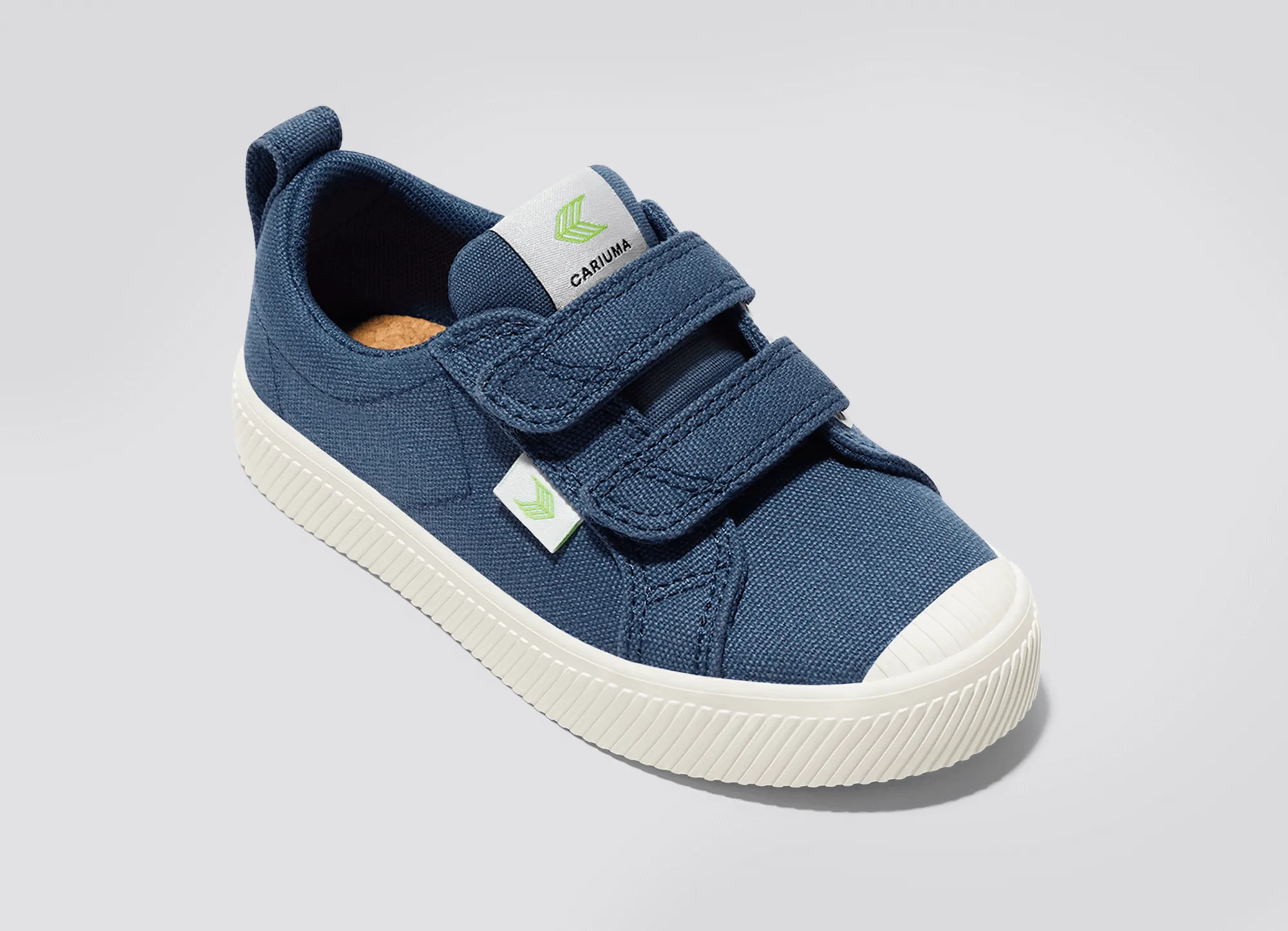 OCA Low Shadow Blue Canvas Sneaker Kids