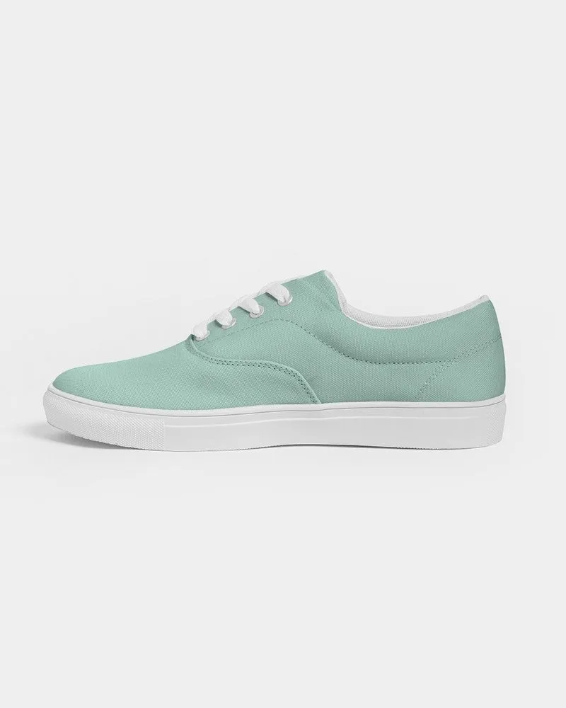 Pale Pastel Cool Green Women's Canvas Sneakers | Women's | Bright Pale Pastel Cool Green | C30M0Y22K0