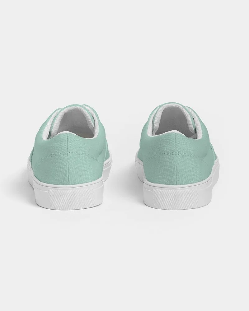 Pale Pastel Cool Green Women's Canvas Sneakers | Women's | Bright Pale Pastel Cool Green | C30M0Y22K0