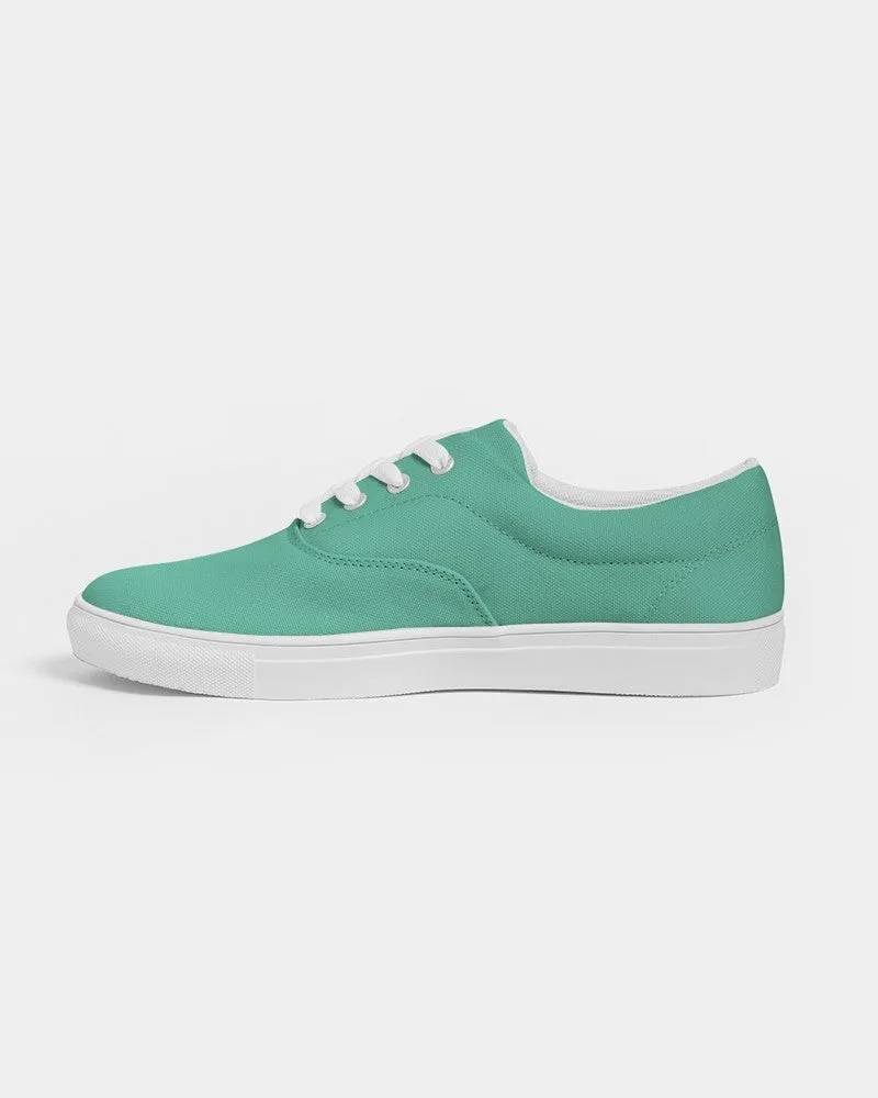 Pastel Cool Green Men's Canvas Sneakers | Men's | Bright Pastel Cool Green | C60M0Y45K0