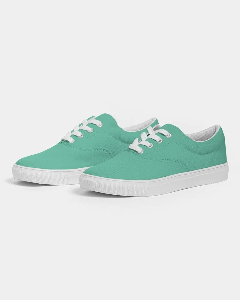 Pastel Cool Green Men's Canvas Sneakers | Men's | Bright Pastel Cool Green | C60M0Y45K0