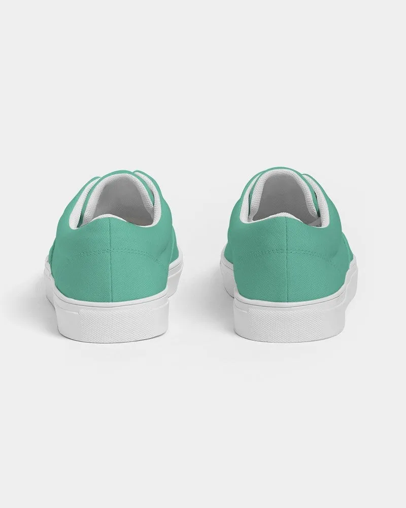 Pastel Cool Green Men's Canvas Sneakers | Men's | Bright Pastel Cool Green | C60M0Y45K0