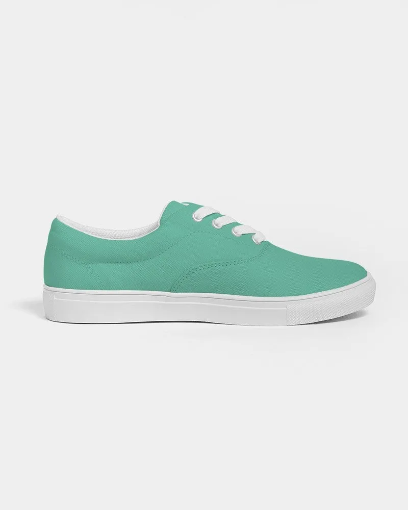 Pastel Cool Green Men's Canvas Sneakers | Men's | Bright Pastel Cool Green | C60M0Y45K0