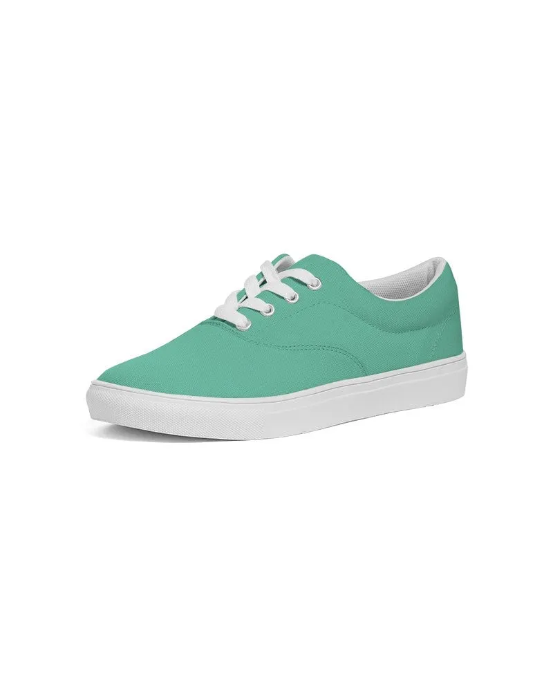 Pastel Cool Green Men's Canvas Sneakers | Men's | Bright Pastel Cool Green | C60M0Y45K0