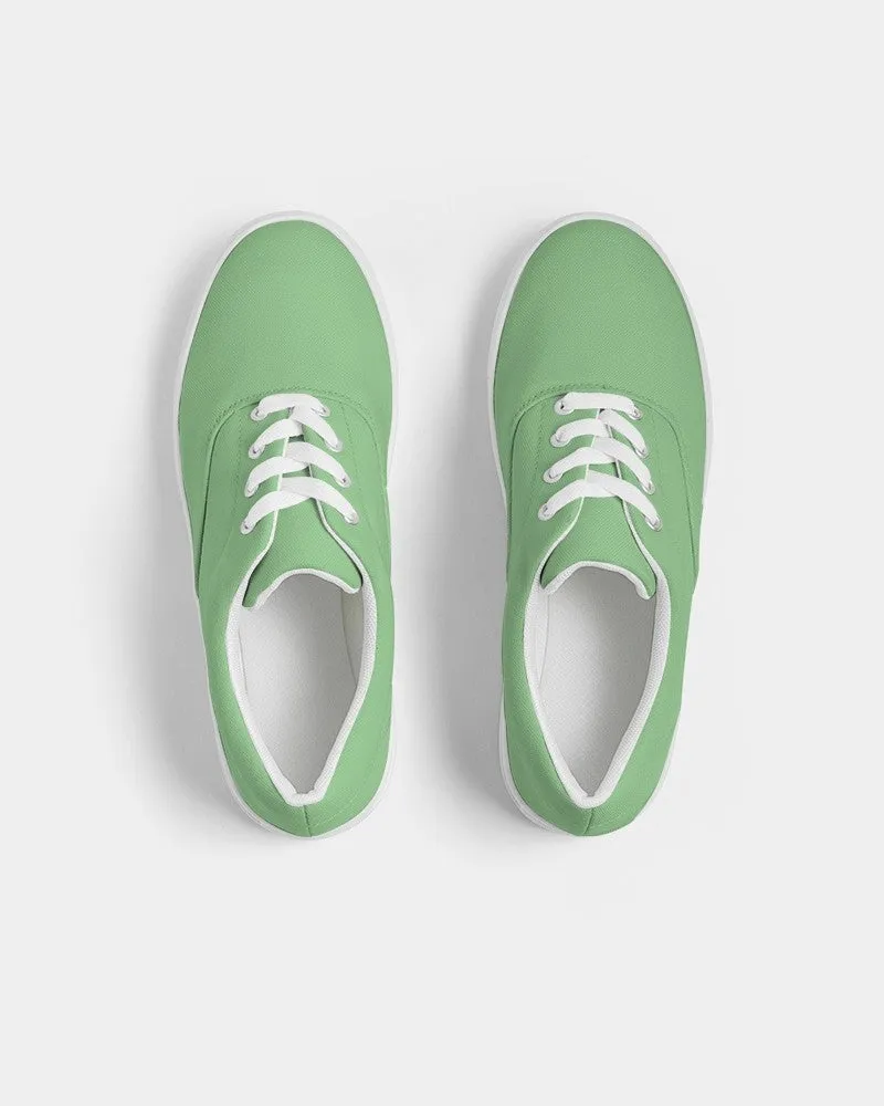 Pastel Green Women's Canvas Sneakers | Women's | Bright Pastel Green | C45M0Y60K0